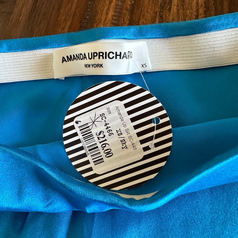 Amanda Uprichard Edie skirt in Sky Blue - Picture 6 of 10